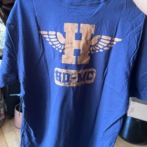 NWT Harley Davidson Dark Blue Shirt Large